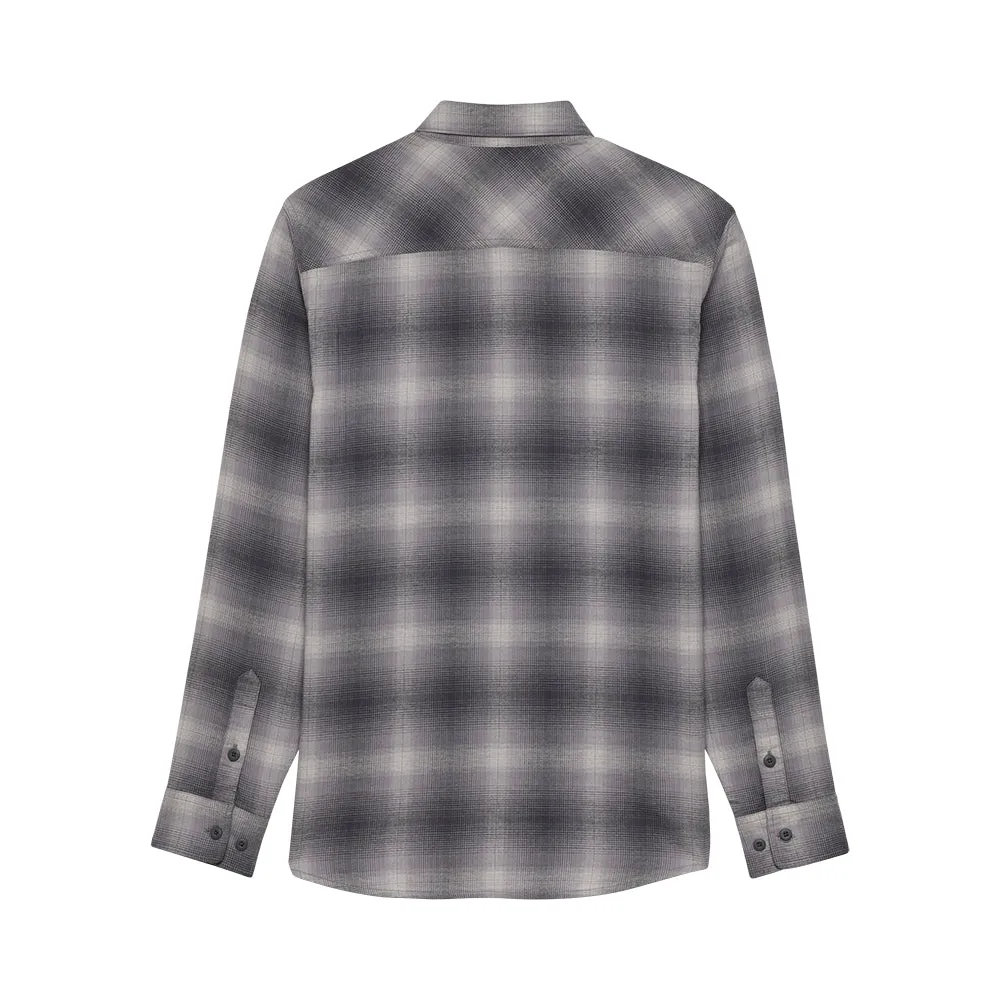 Fox Survivalist Stretch Flannel Ls Shirt - Light Grey