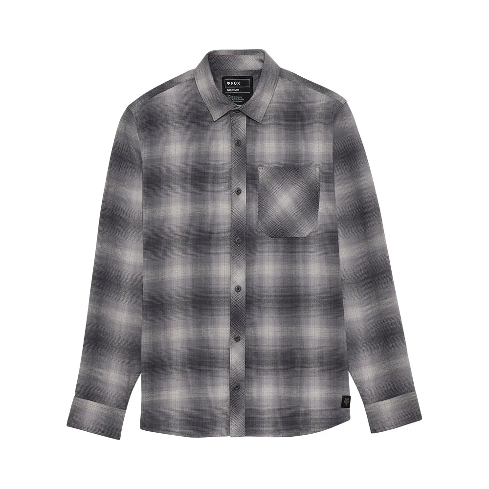 Fox Survivalist Stretch Flannel Ls Shirt - Light Grey