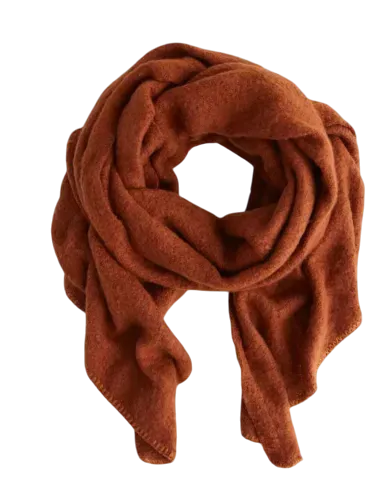 Free People Brown Rangeley Supersoft boucle Scarf