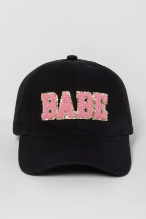 FWCAP5201 - Chenille BaBe Baseball Cap