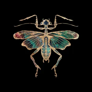 Galactic Cricket Fine Art Print by Aimee Schreiber