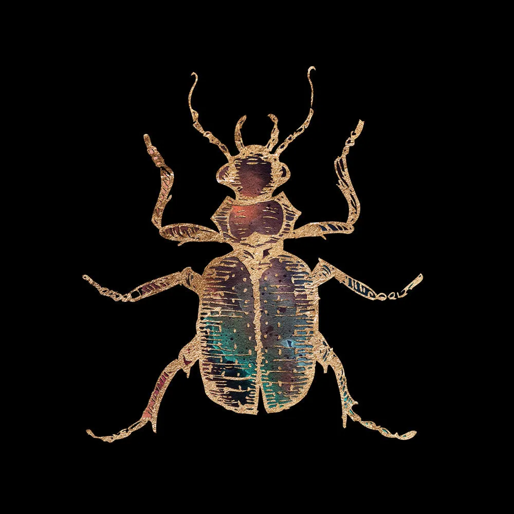 Galactic Hunter Beetle Fine Art Print by Aimee Schreiber