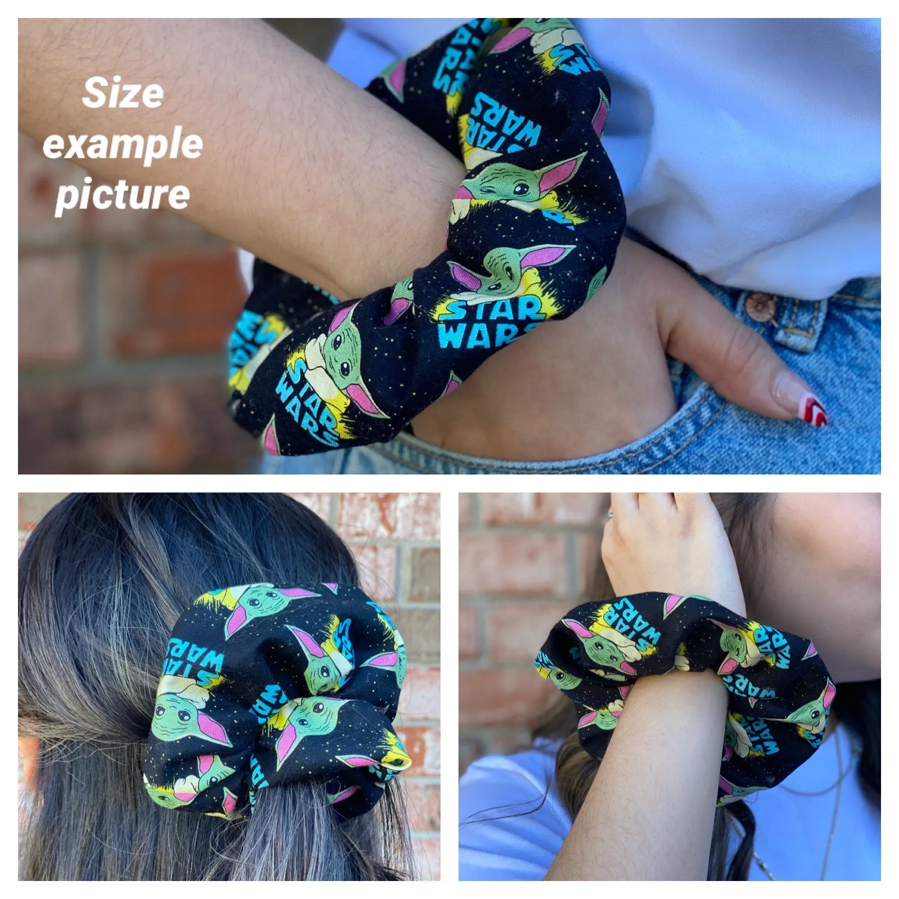 Galaxy Scrunchie Hair tie