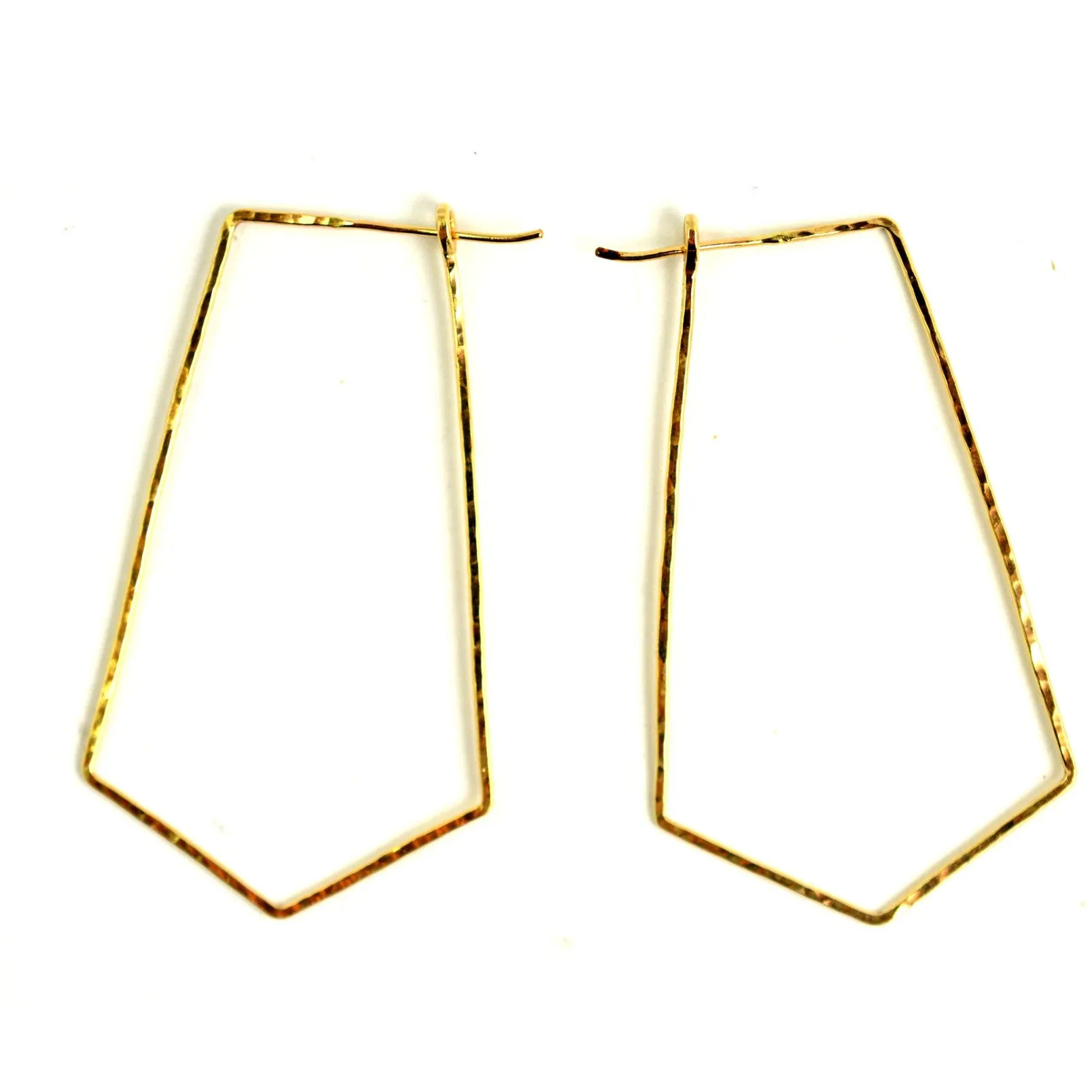 Geometric Arrow Hoop Earring