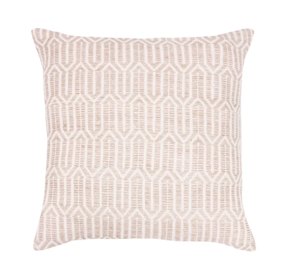 Geometric Hand Loomed Pillow 26 x 26
