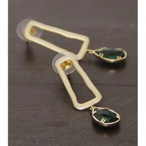 Golden Embellished Earrings (100000061609)