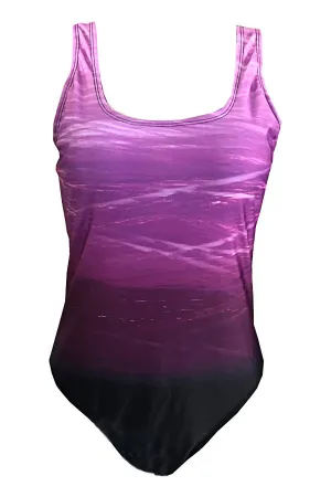 Gradient Print Swimsuit