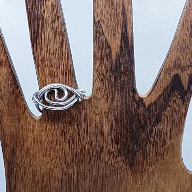 Handcrafted Sterling Silver 925 Yin Yang Balance Flower of Life Ring | Symbolic & Meaningful Design