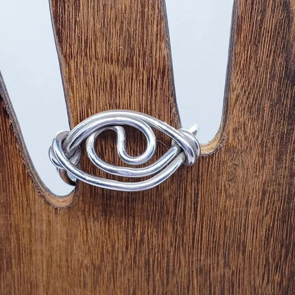 Handcrafted Sterling Silver 925 Yin Yang Balance Flower of Life Ring | Symbolic & Meaningful Design