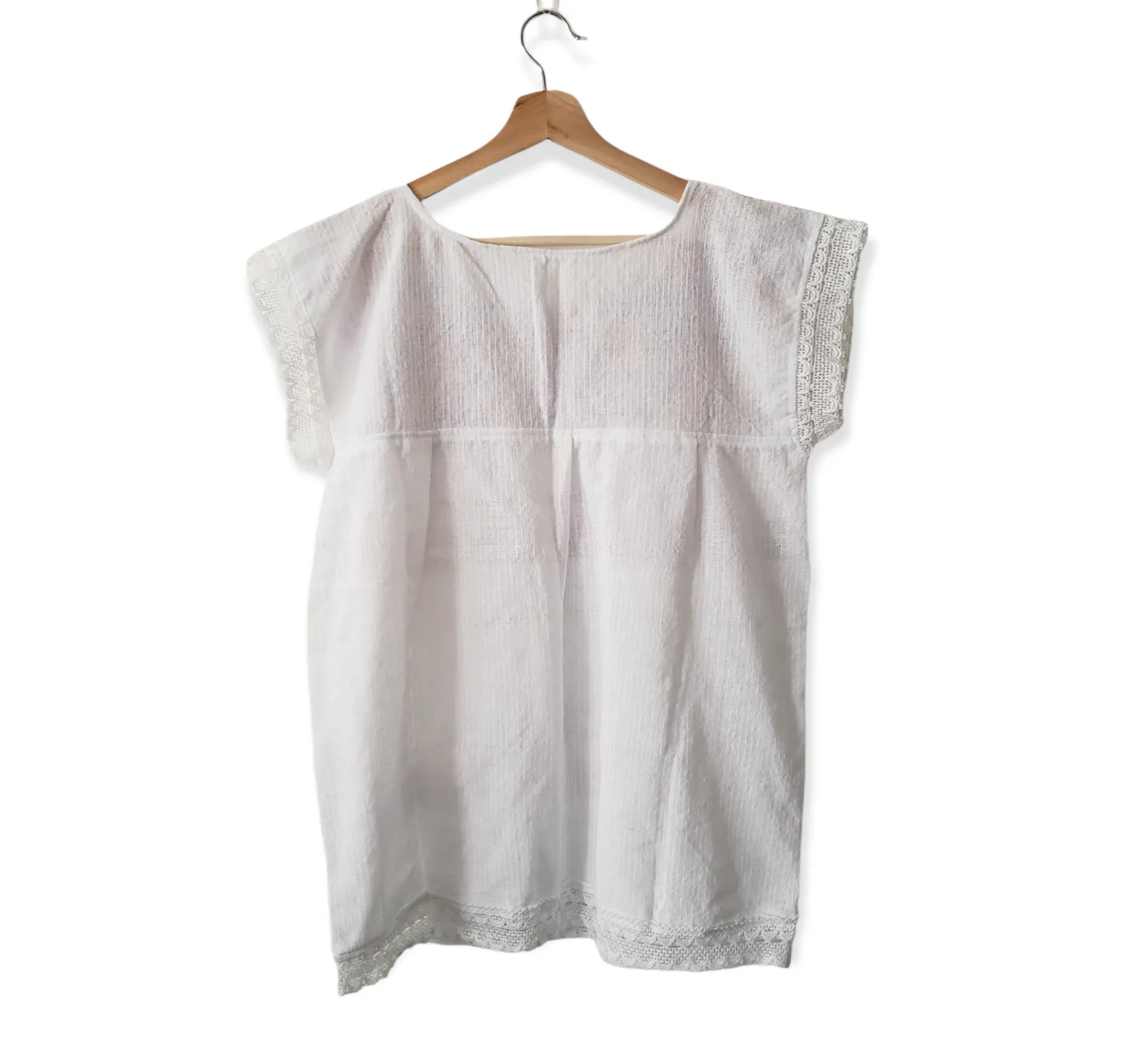 Handmade Woven Mexican  Dove Bird Shirt from Oaxaca