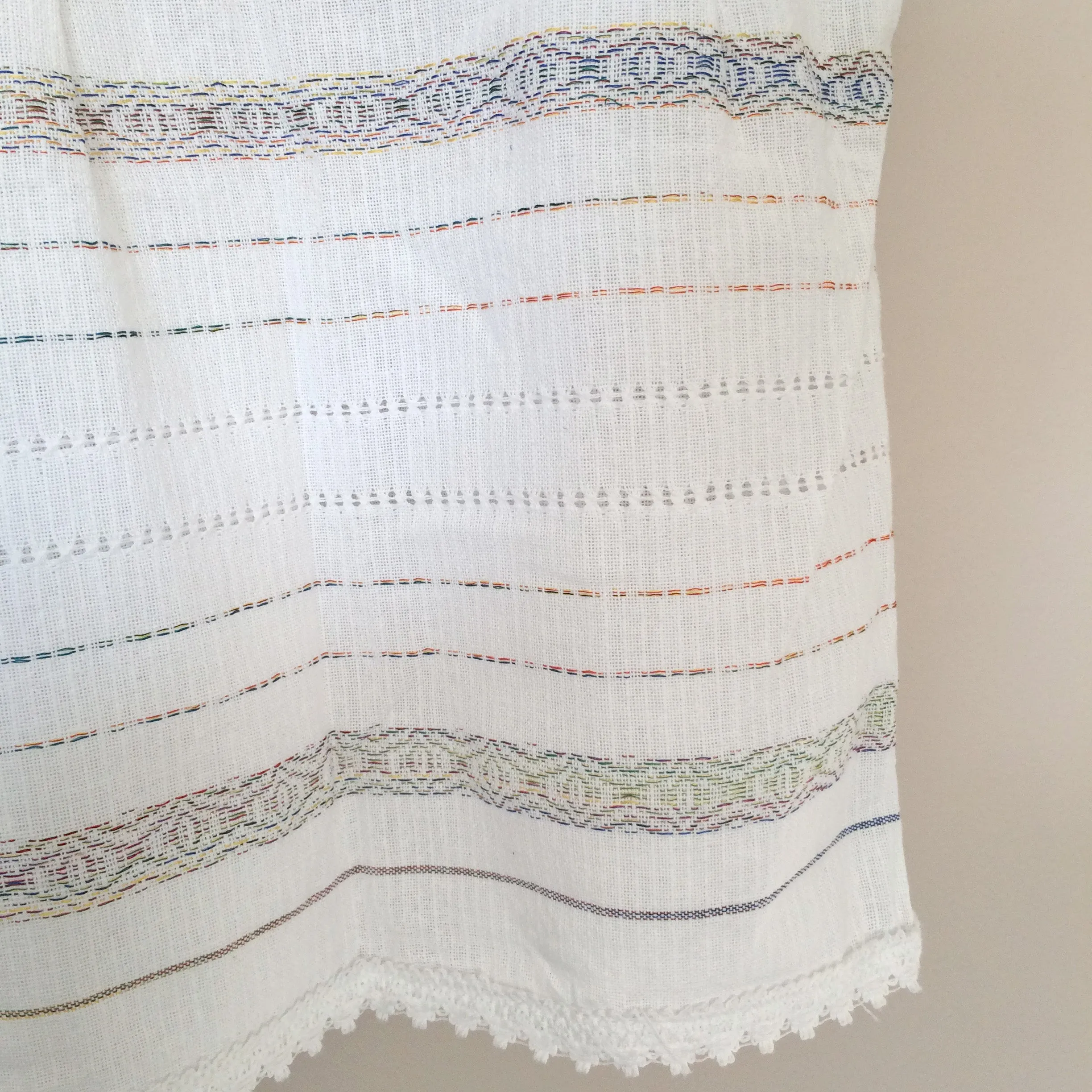 Handmade Woven Mexican  Dove Bird Shirt from Oaxaca