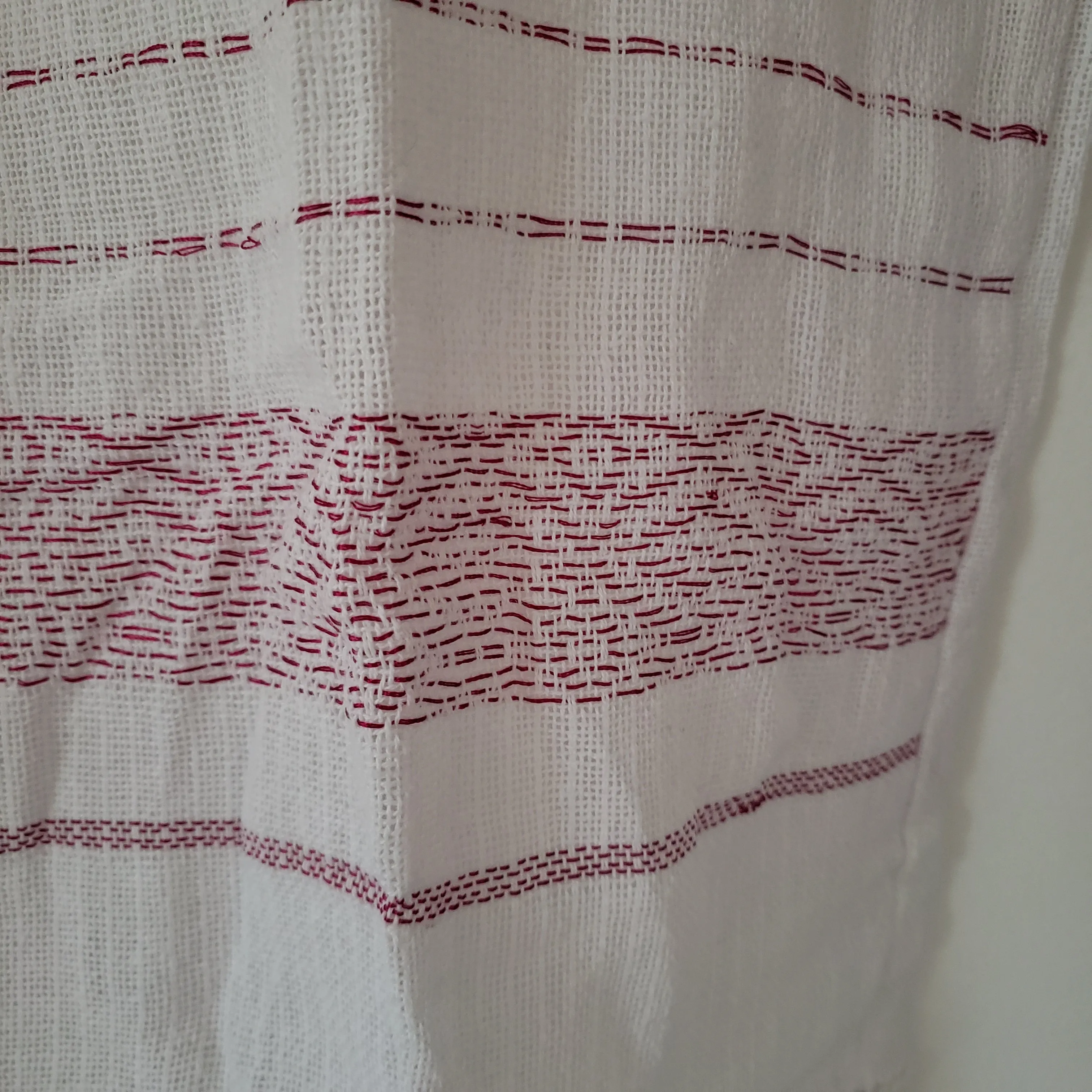 Handmade Woven Mexican  Dove Bird Shirt from Oaxaca
