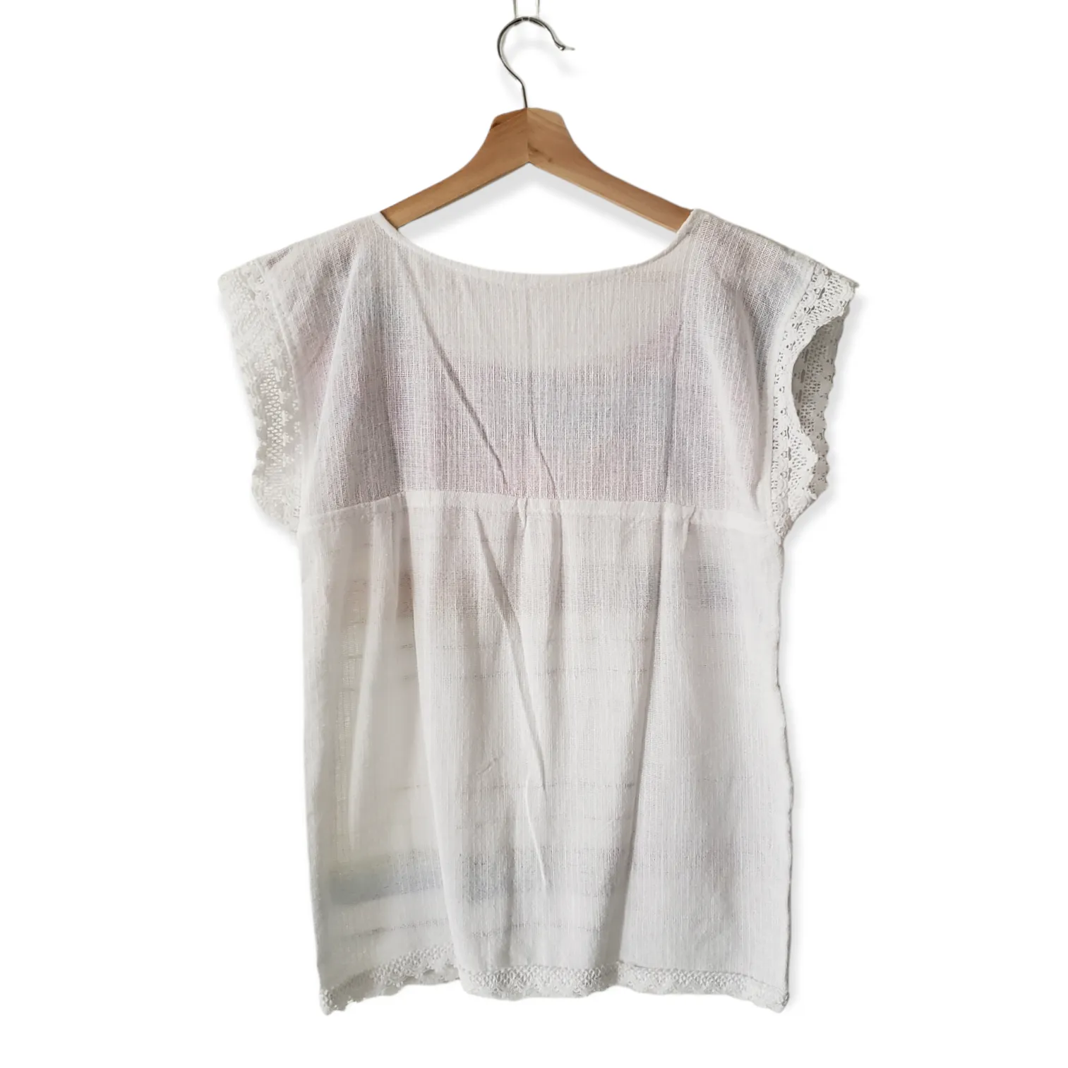 Handmade Woven Mexican  Dove Bird Shirt from Oaxaca