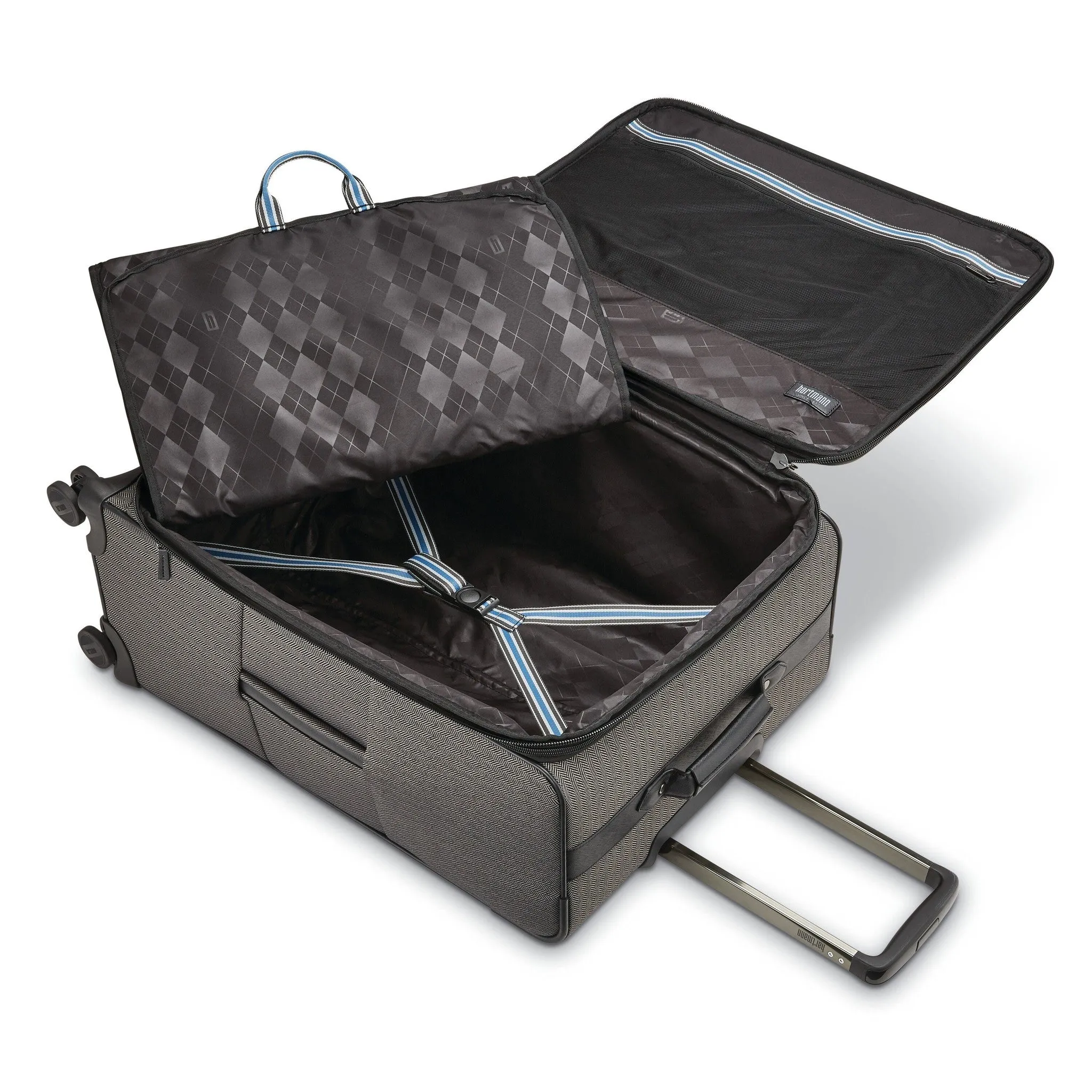 Hartmann Herringbone Deluxe Medium Journey Expandable Spinner