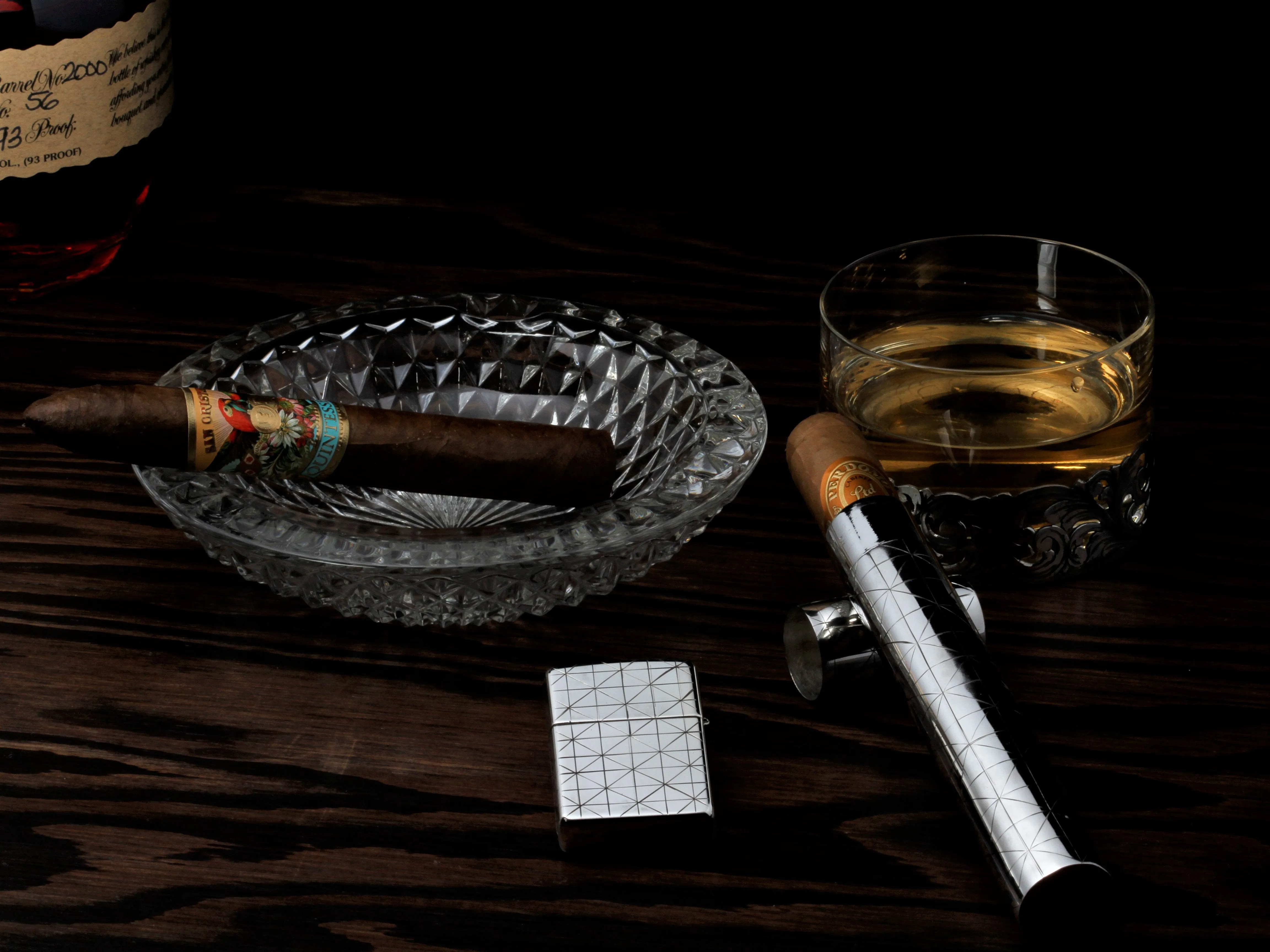 Herringbone Cigar Tube