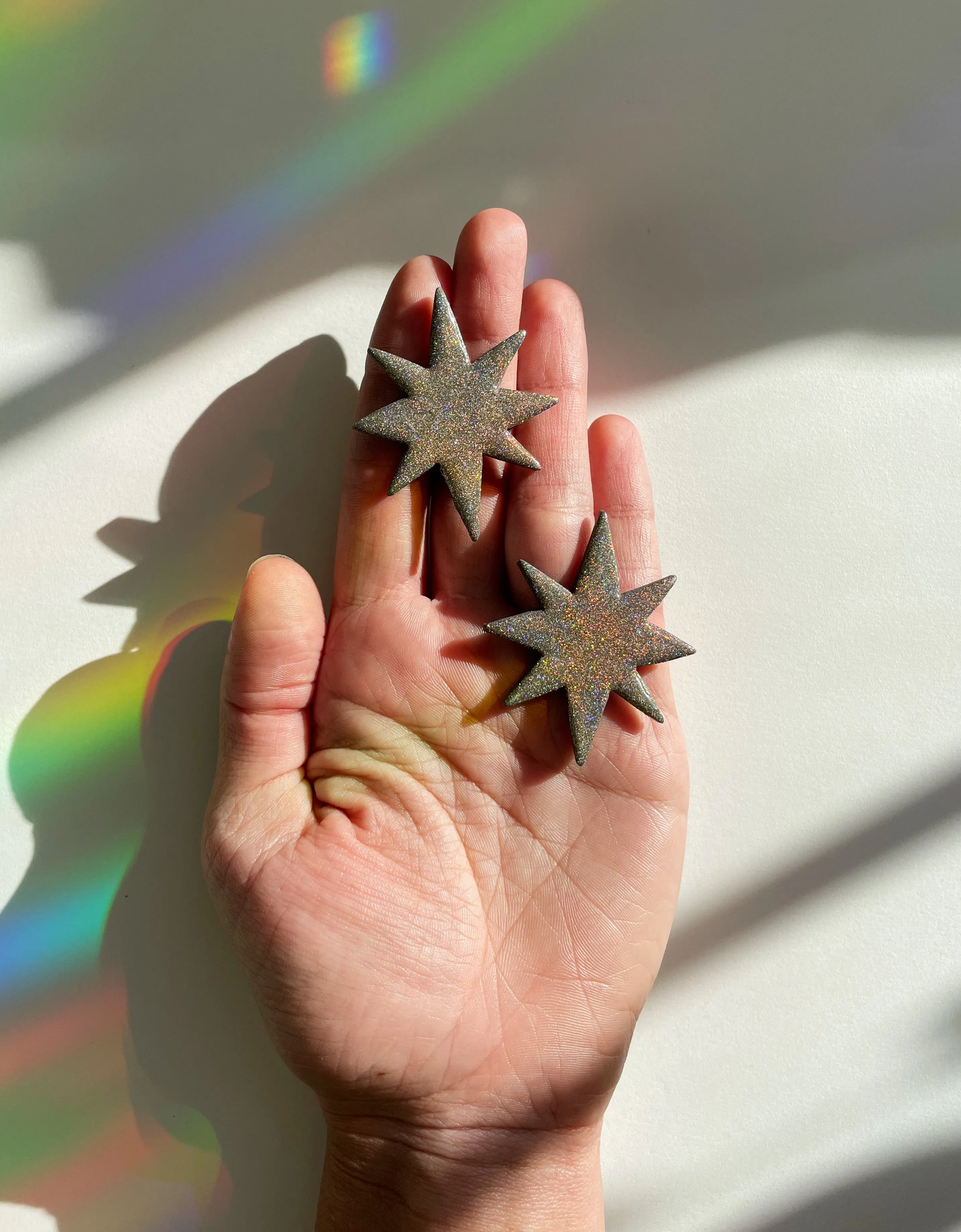 Holographic Star Studs