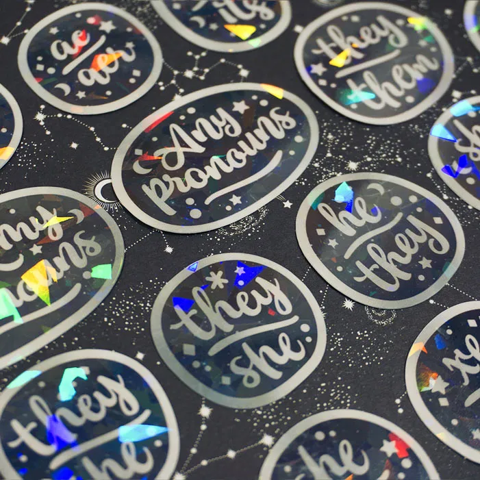 It/Its | Holographic Sticker