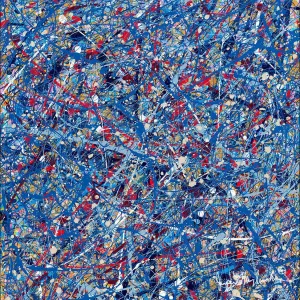 It's Raining in Space  (Print on Canvas)