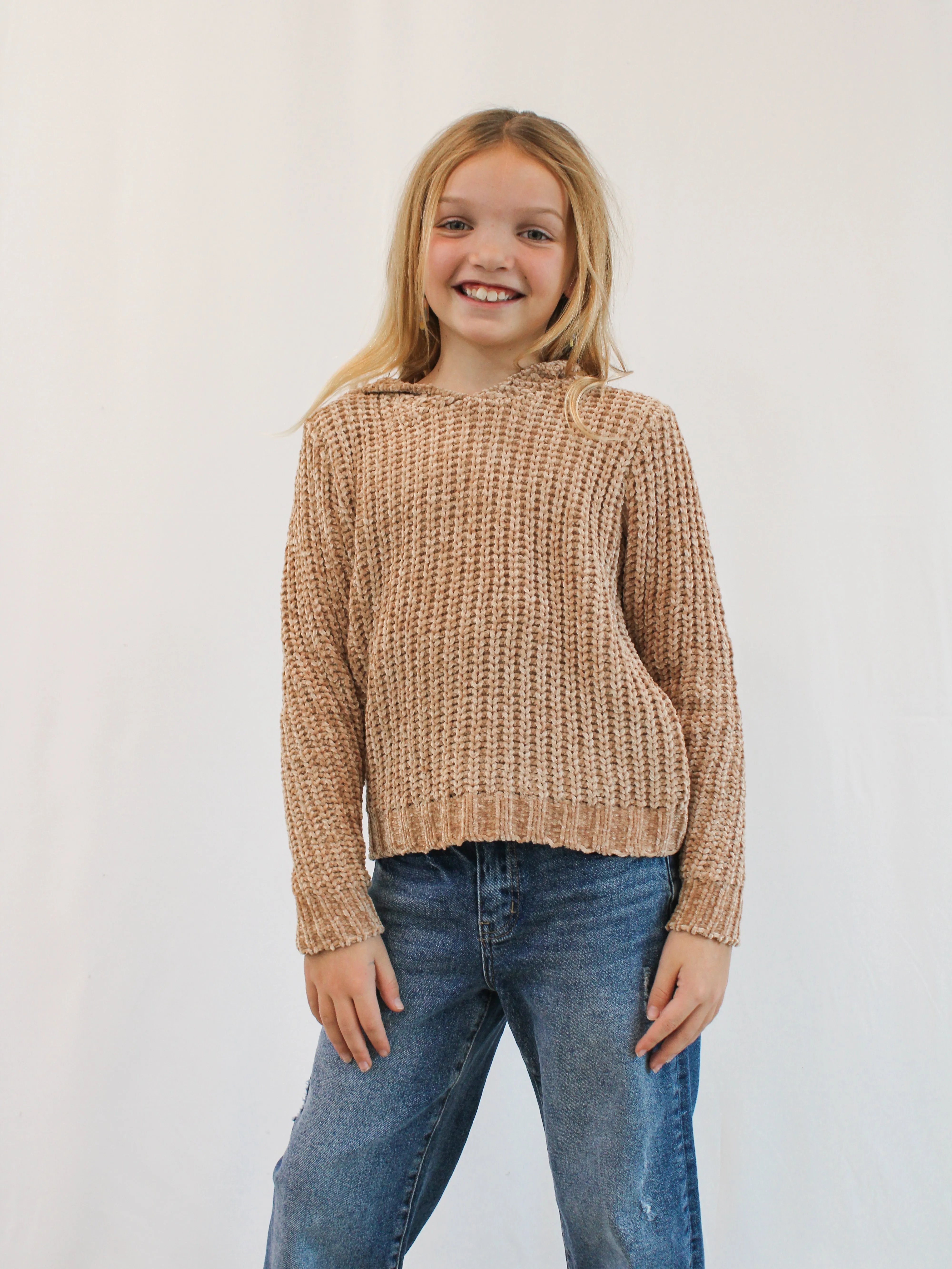 JAMESON GIRLS CHENILLE PULLOVER
