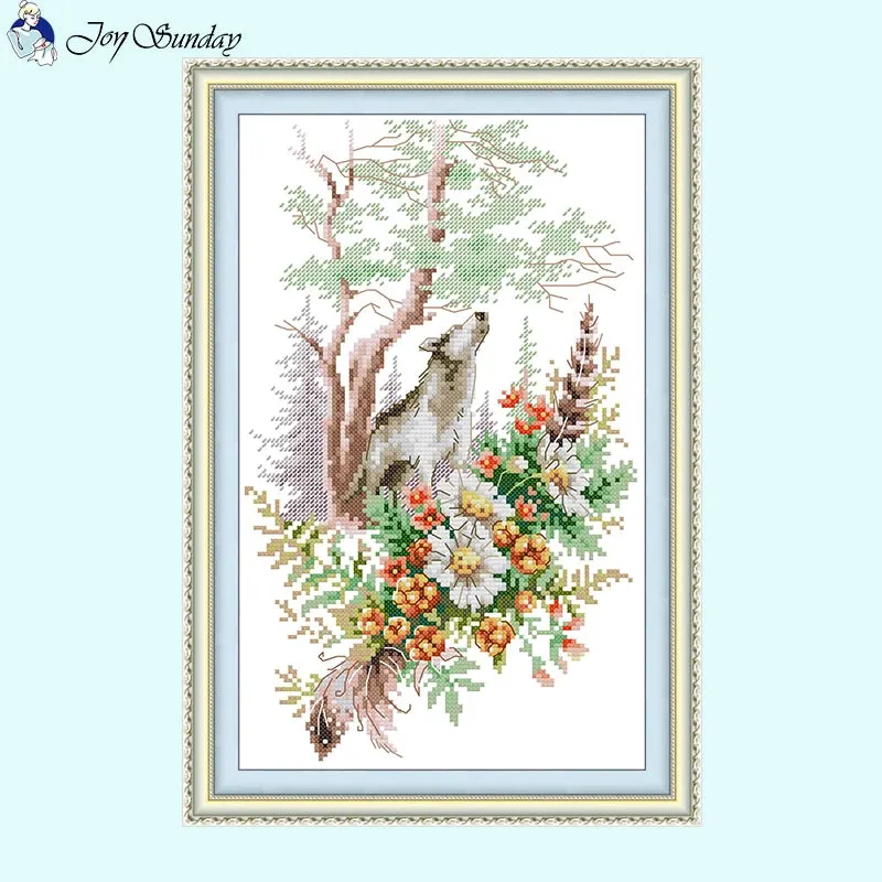 Joy Sunday Forest Elf Cross Stitch