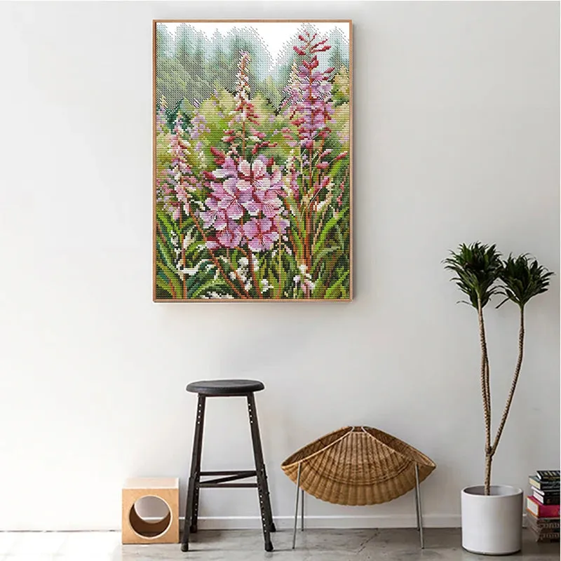 Joy Sunday Wildflower Cross Stitch Kit DIY - Floral Patterns