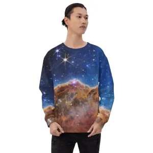 JWST Cosmic Cliffs Carina Nebula Unisex Sweatshirt