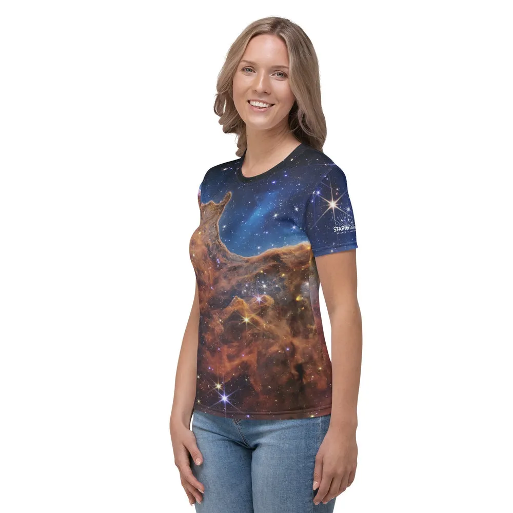 JWST Cosmic Cliffs NGC 3324 Carina Nebula Fitted T-Shirt