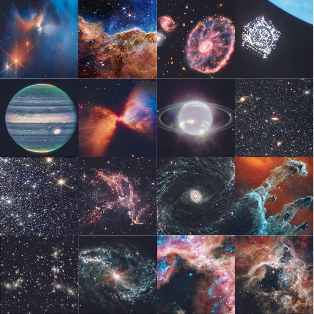 JWST First Year Images Postcard Set