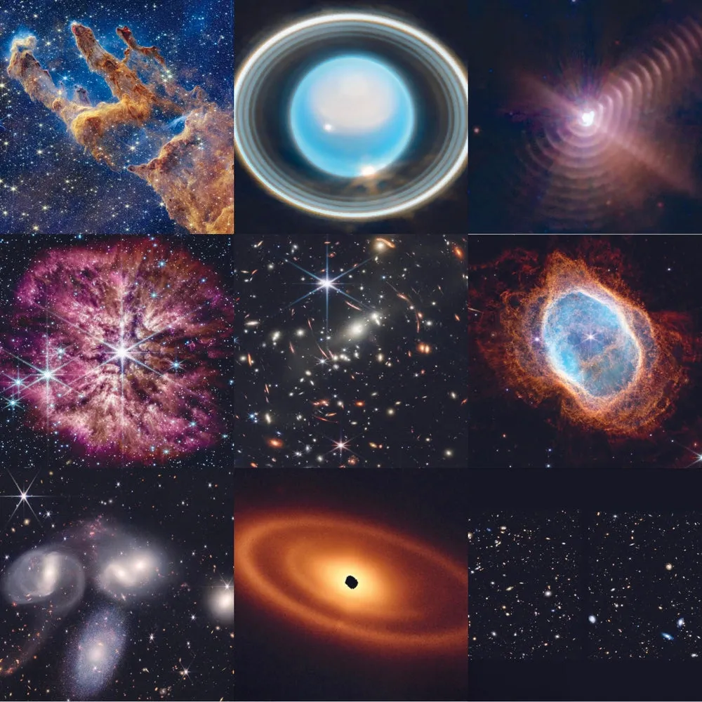 JWST First Year Images Postcard Set