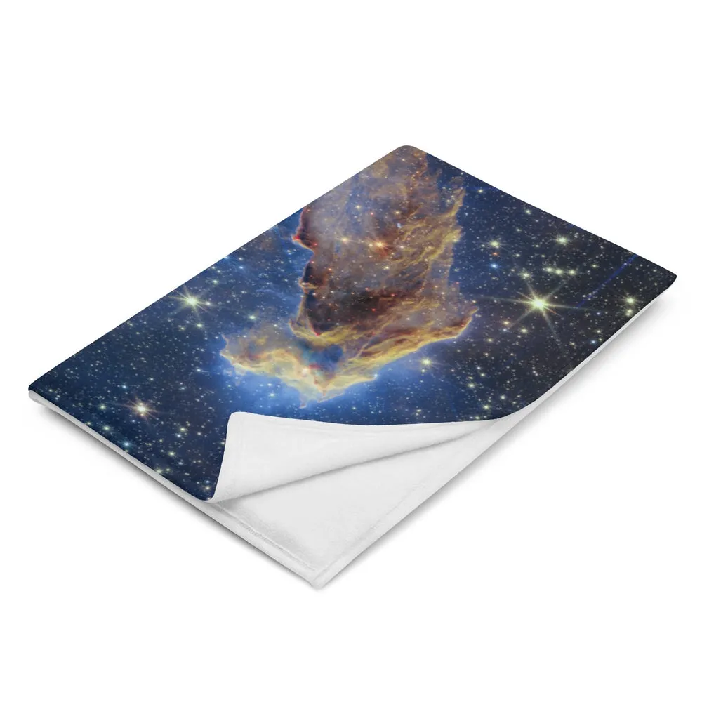 JWST Pillars of Creation Throw Blanket