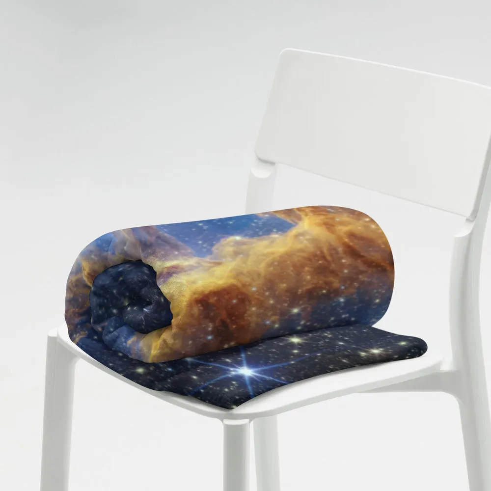 JWST Pillars of Creation Throw Blanket