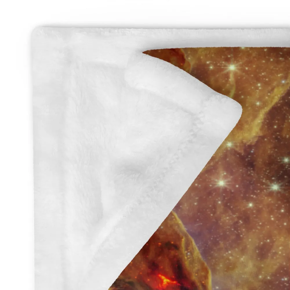 JWST Pillars of Creation Throw Blanket