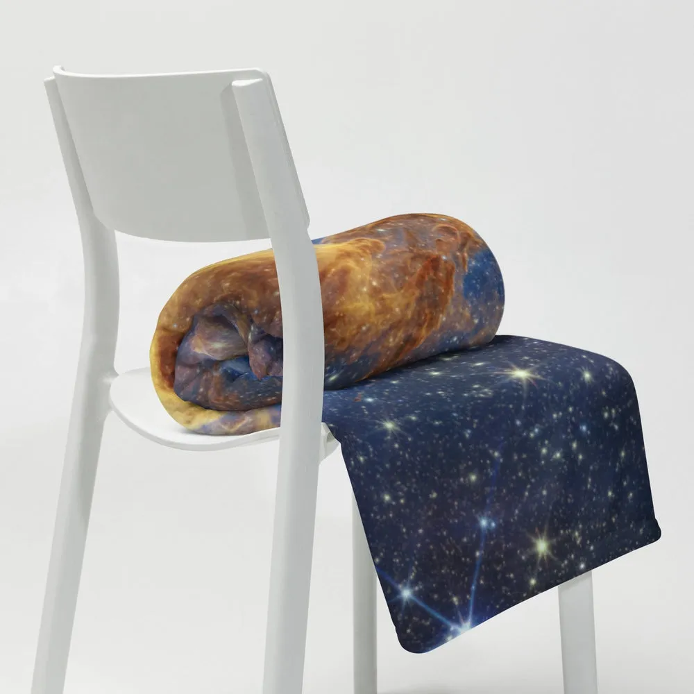 JWST Pillars of Creation Throw Blanket