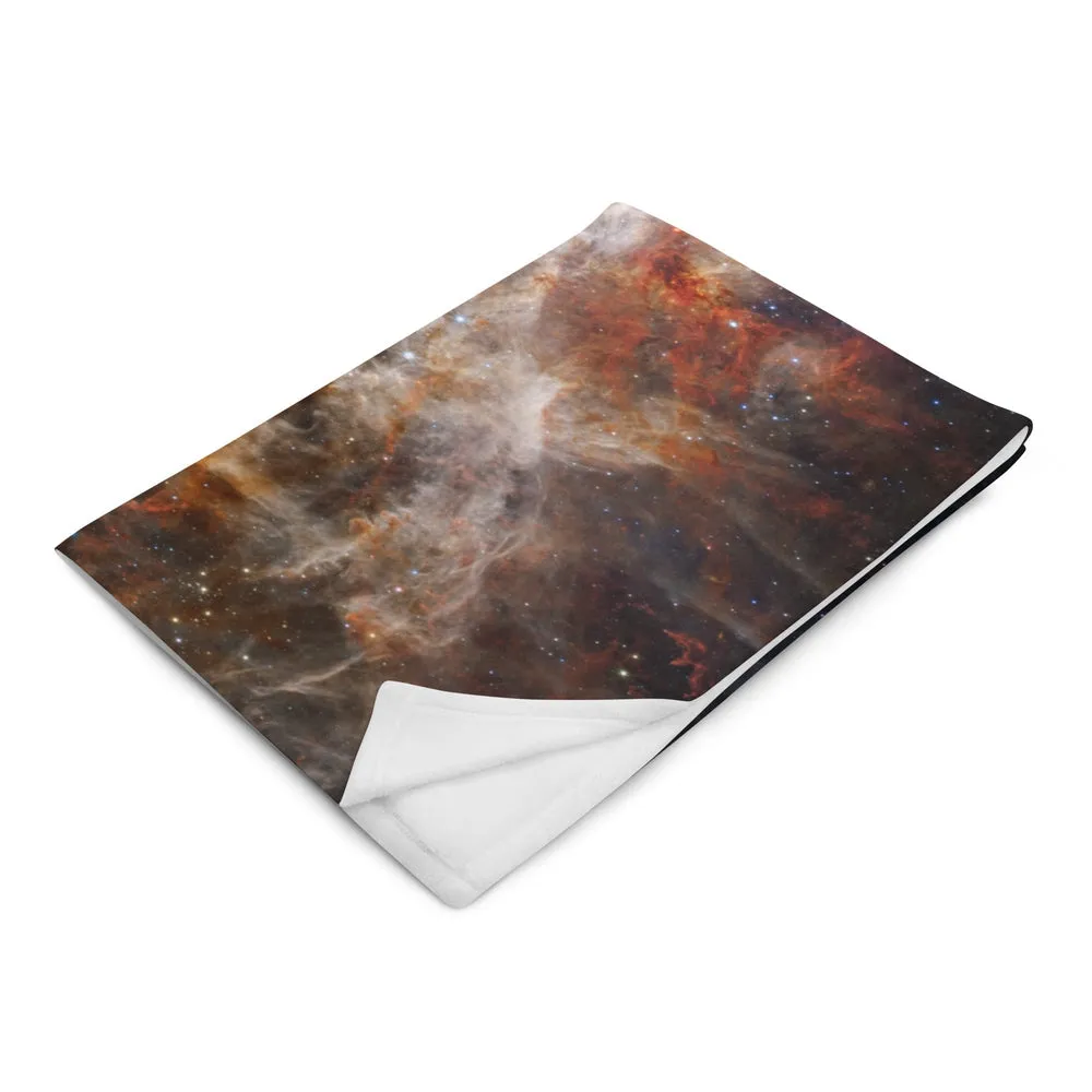 JWST Tarantula Nebula Throw Blanket