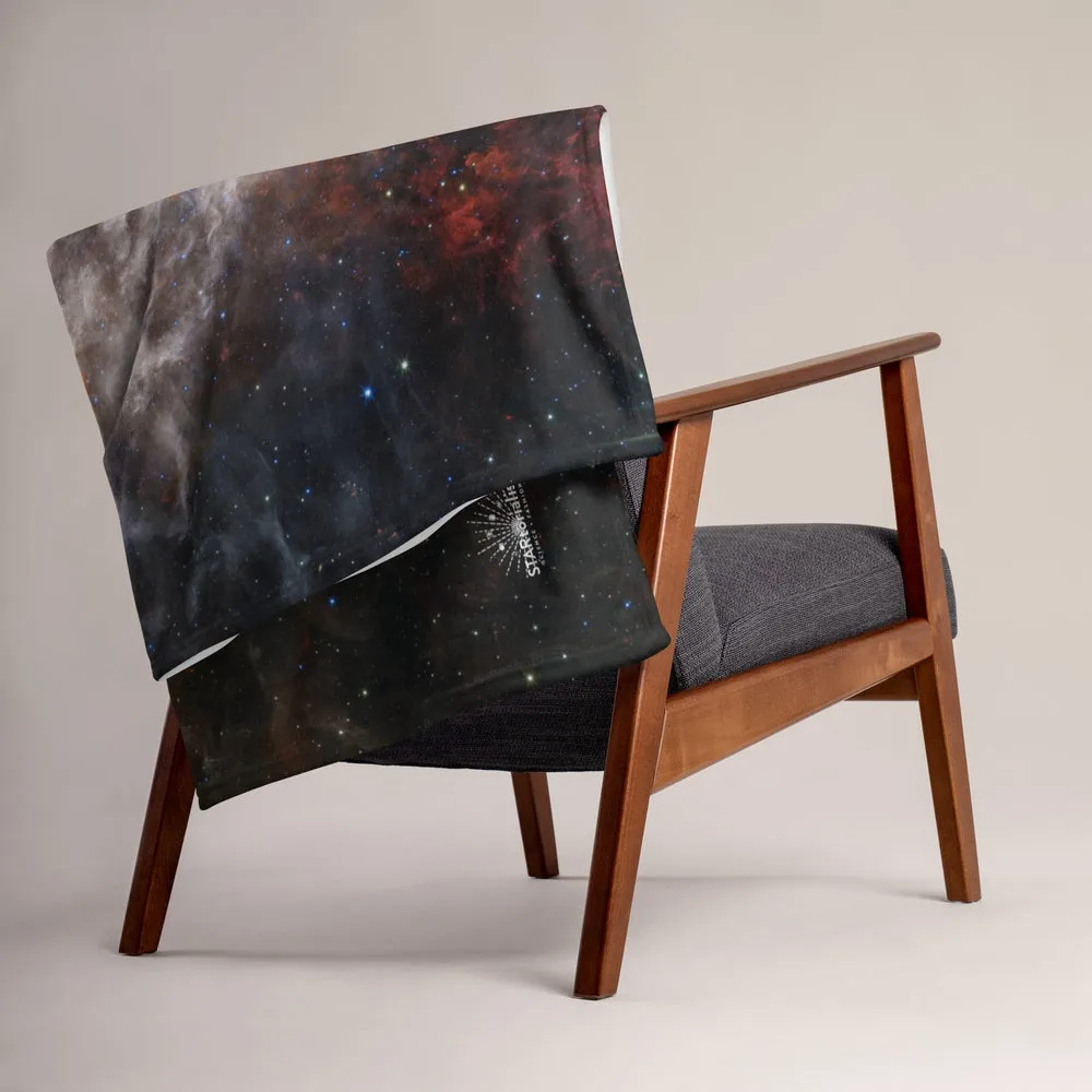 JWST Tarantula Nebula Throw Blanket