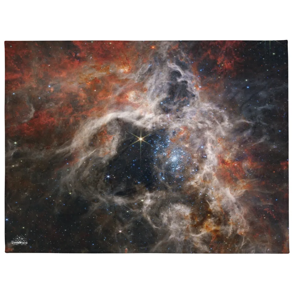 JWST Tarantula Nebula Throw Blanket