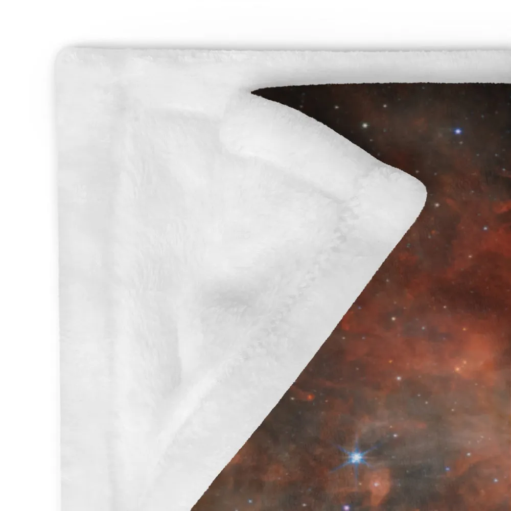 JWST Tarantula Nebula Throw Blanket