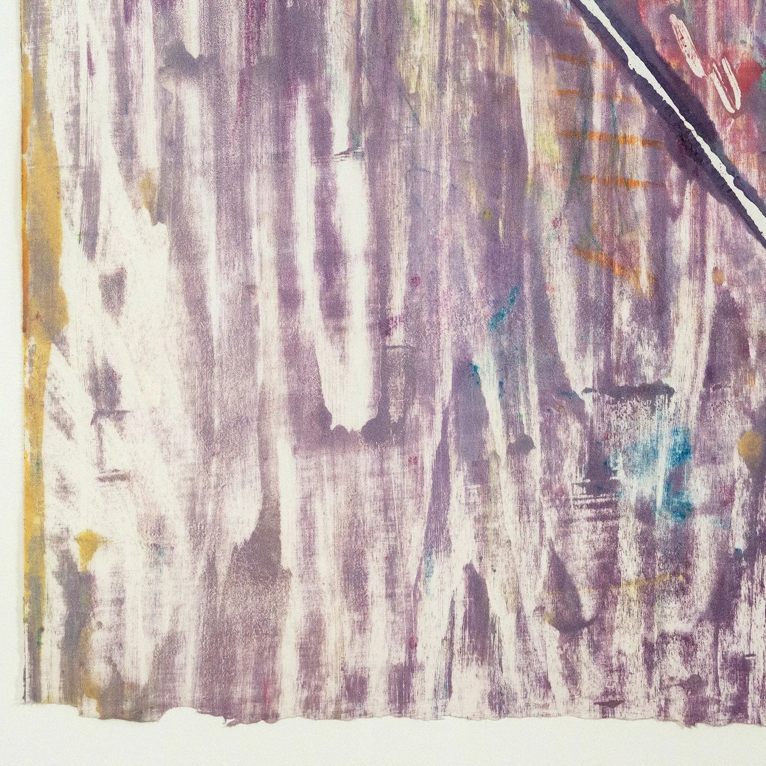 KENNETH NOLAND "CHEVRON MONOTYPE", 1983