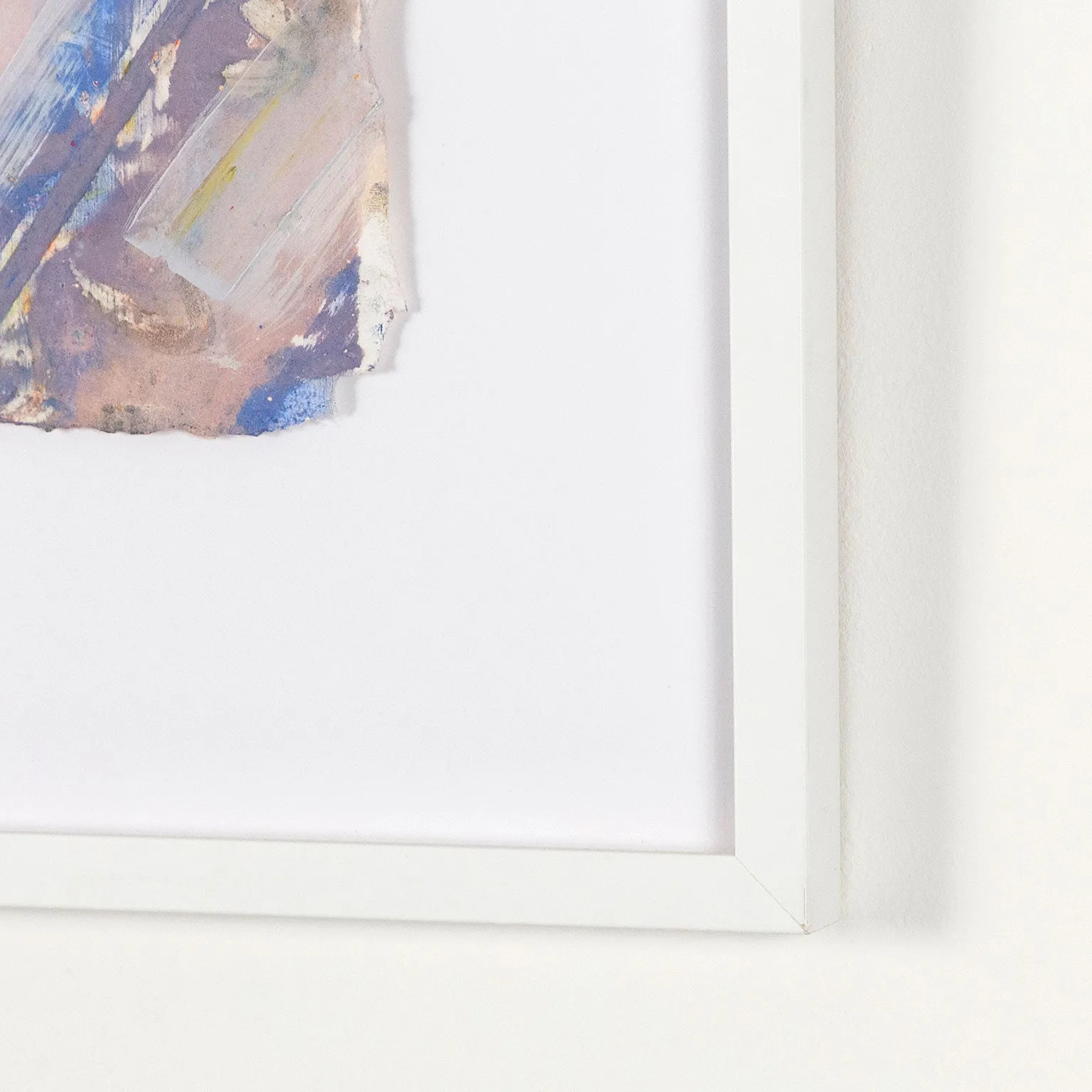 KENNETH NOLAND "VIOLET CHEVRON" MONOTYPE 1983