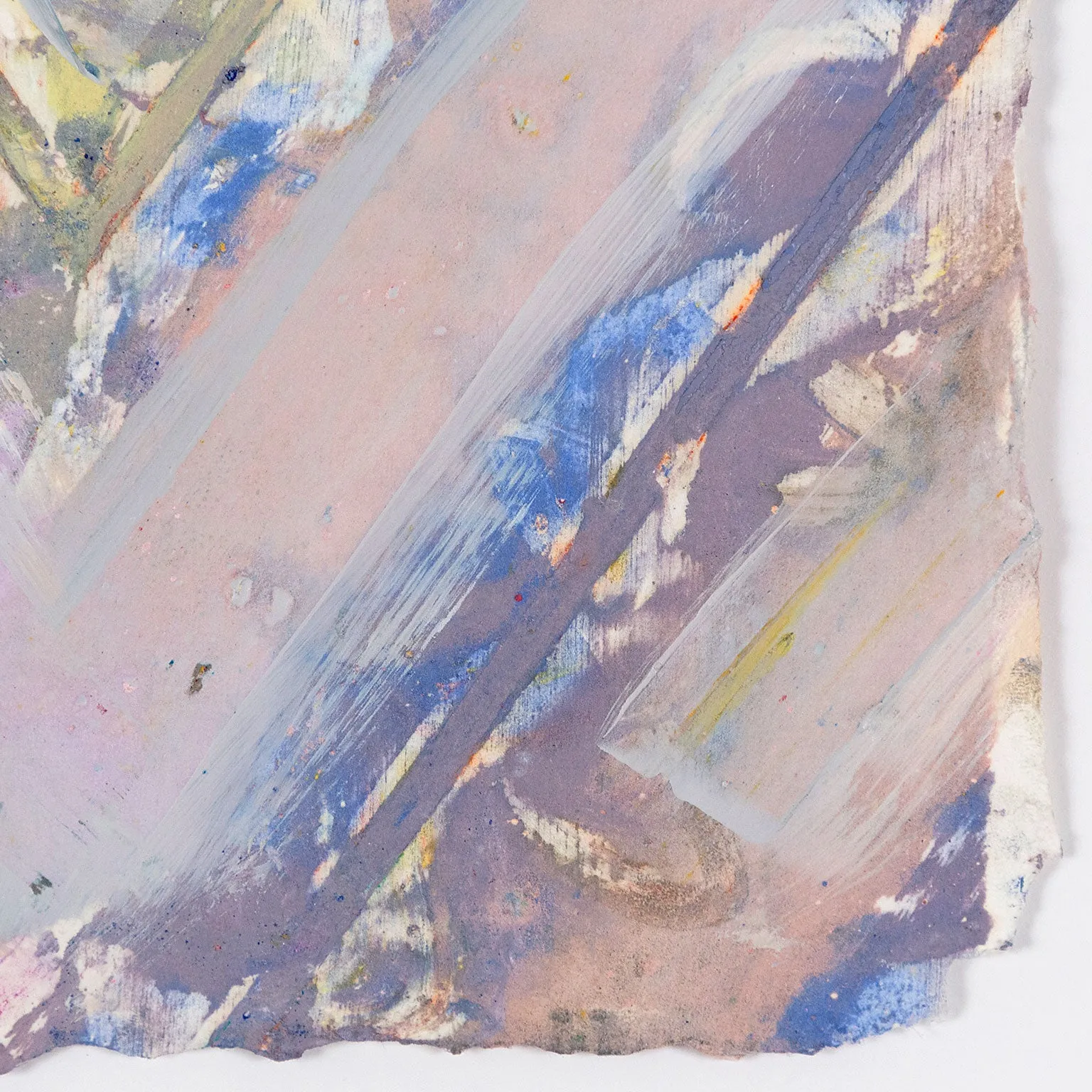 KENNETH NOLAND "VIOLET CHEVRON" MONOTYPE 1983