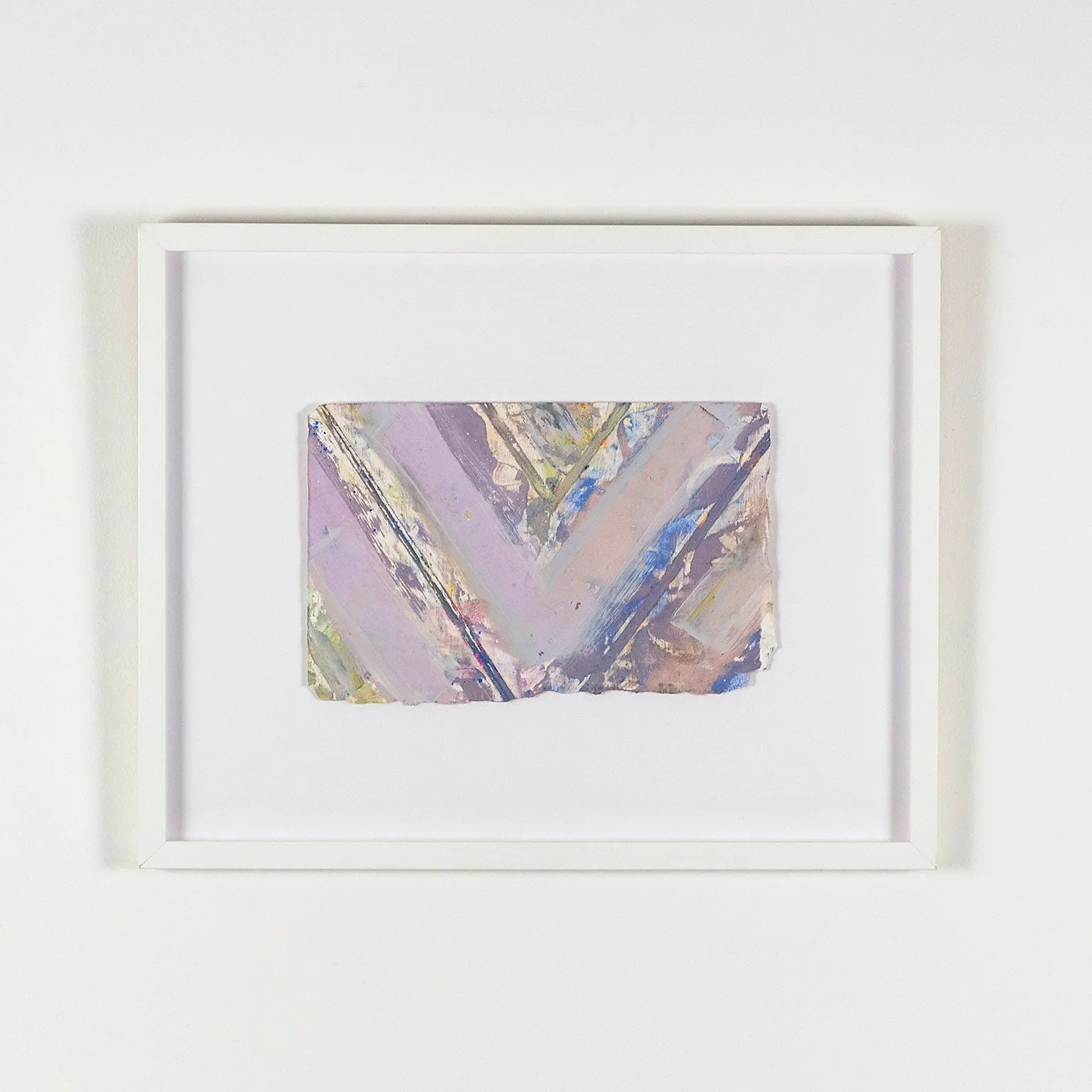 KENNETH NOLAND "VIOLET CHEVRON" MONOTYPE 1983