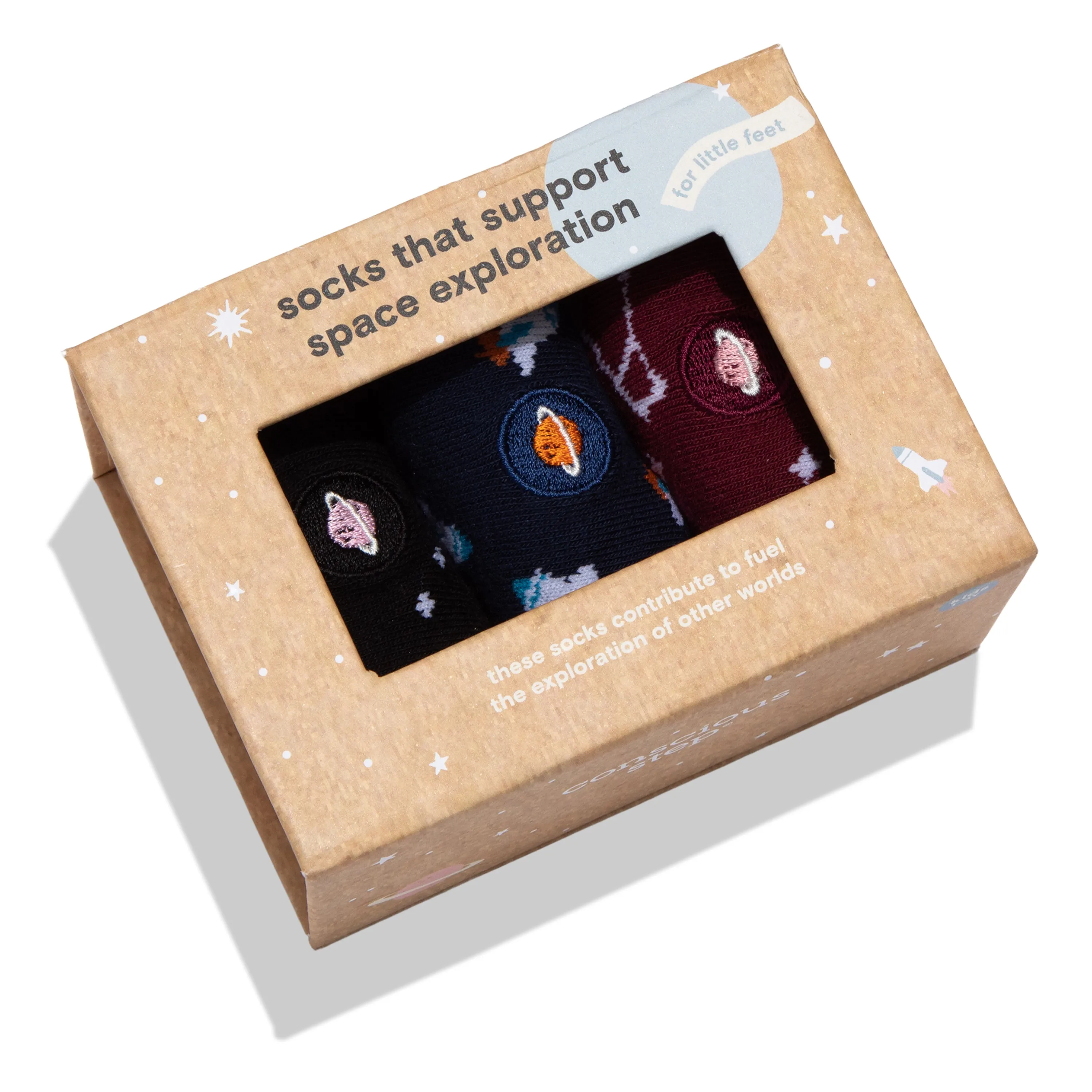 Kids Socks that Support Space Exploration