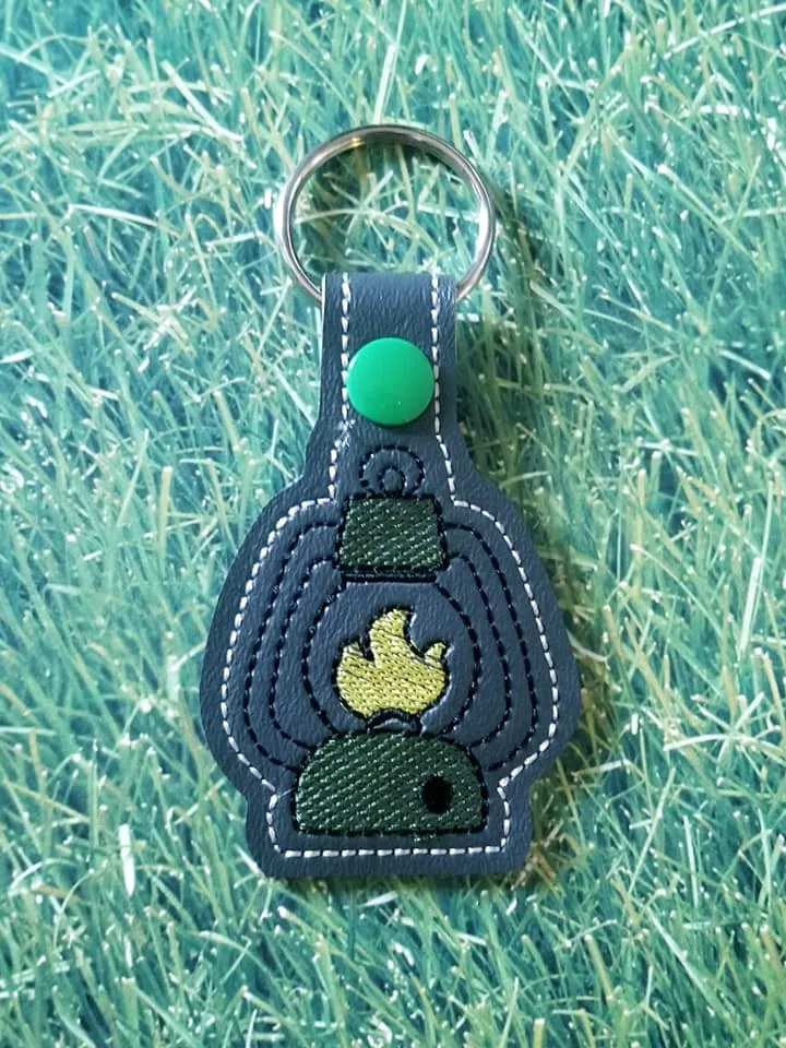 Lantern snap tab (single and multi files included) machine embroidery design DIGITAL DOWNLOAD