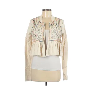 Link Crean Jacket with Colorful Embroidery Details Jacket