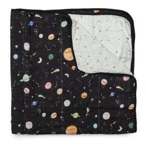 Loulou Lollipop Luxe Muslin Quilt Blanket - Planets