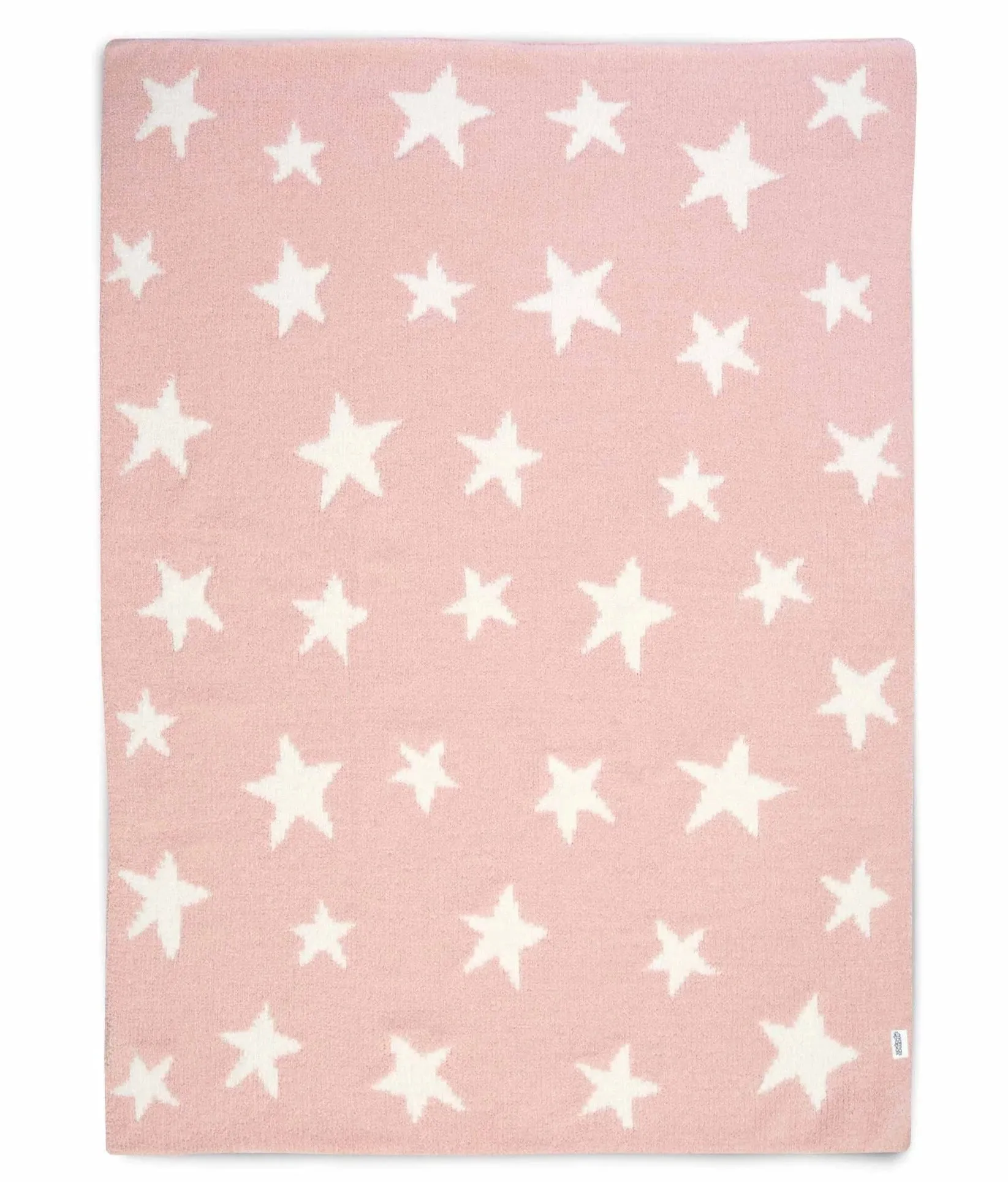 Mamas & Papas Chenille Blanket - Pink Star