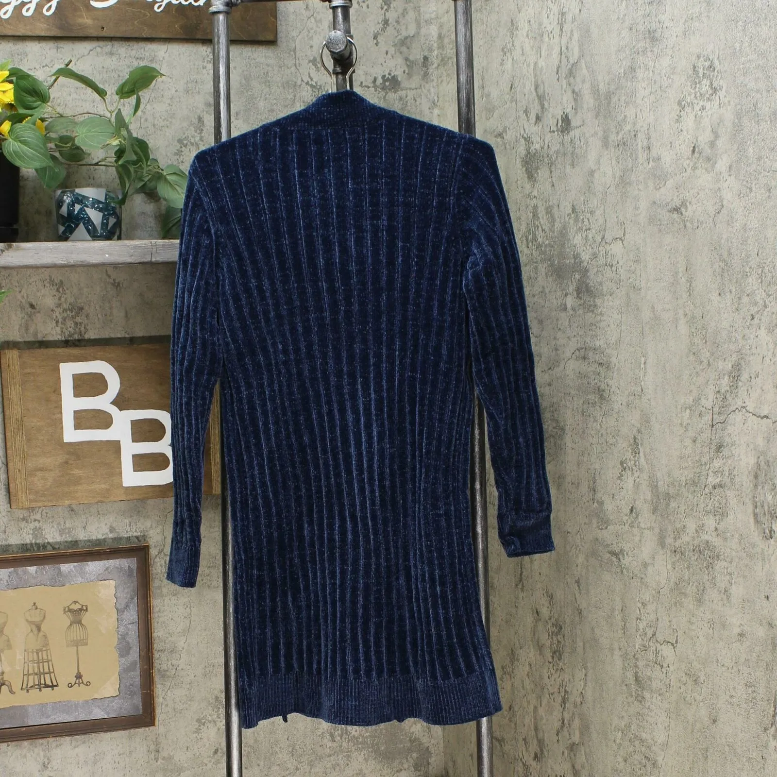 Matty M Women's Chenille Duster Cardigan Sweater