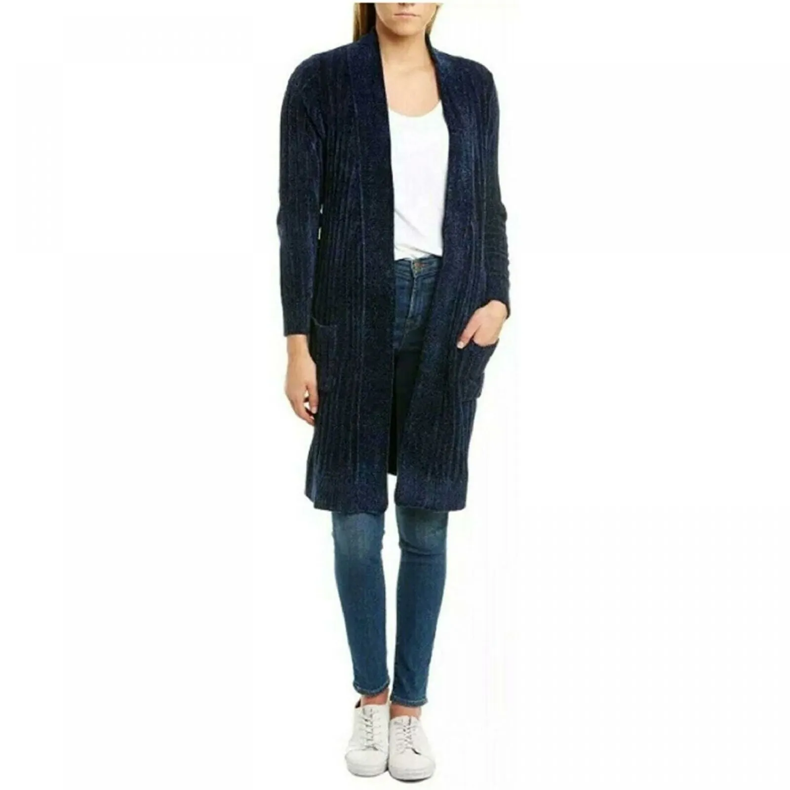 Matty M Women's Chenille Duster Cardigan Sweater