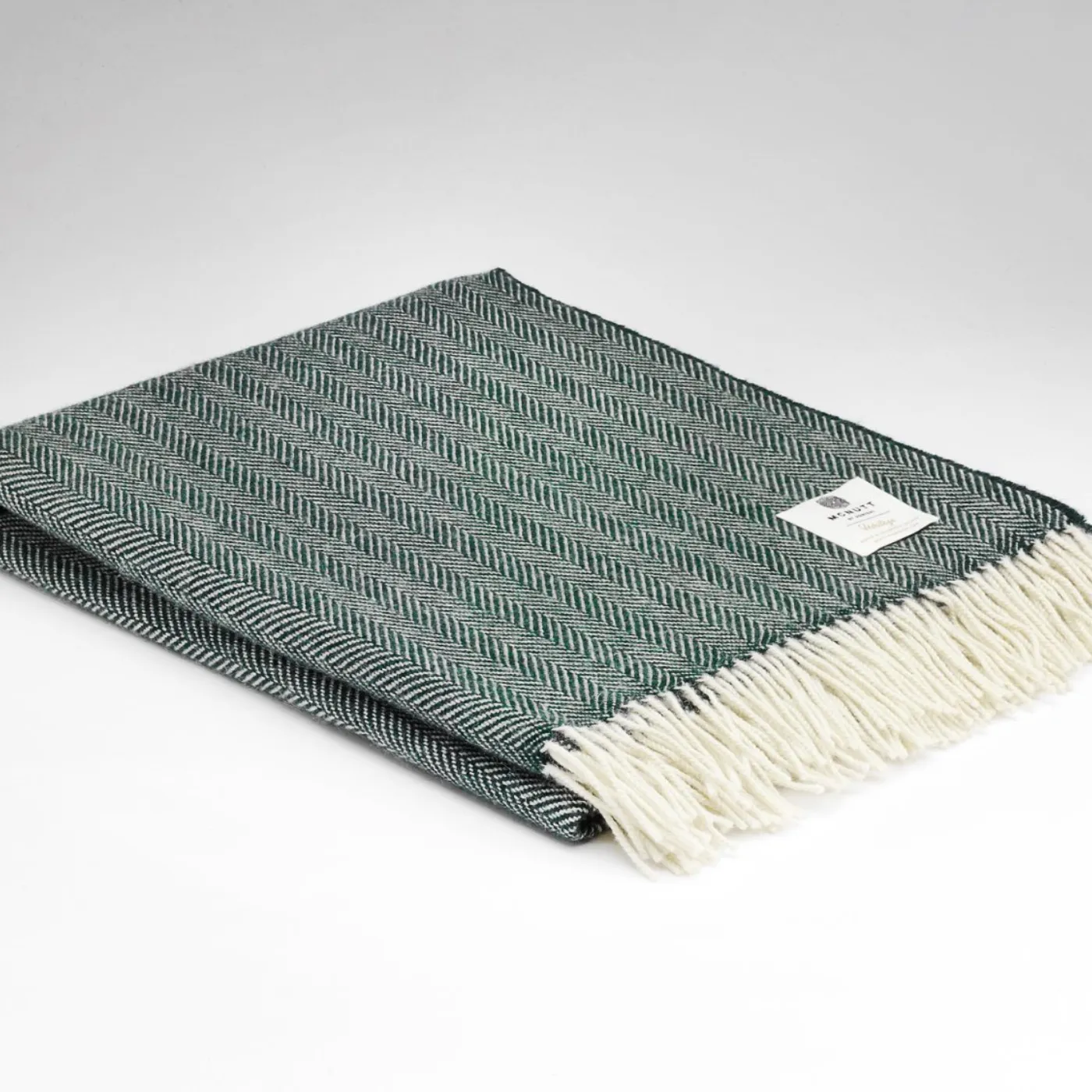 McNutt Heritage Spruce Herringbone Throw
