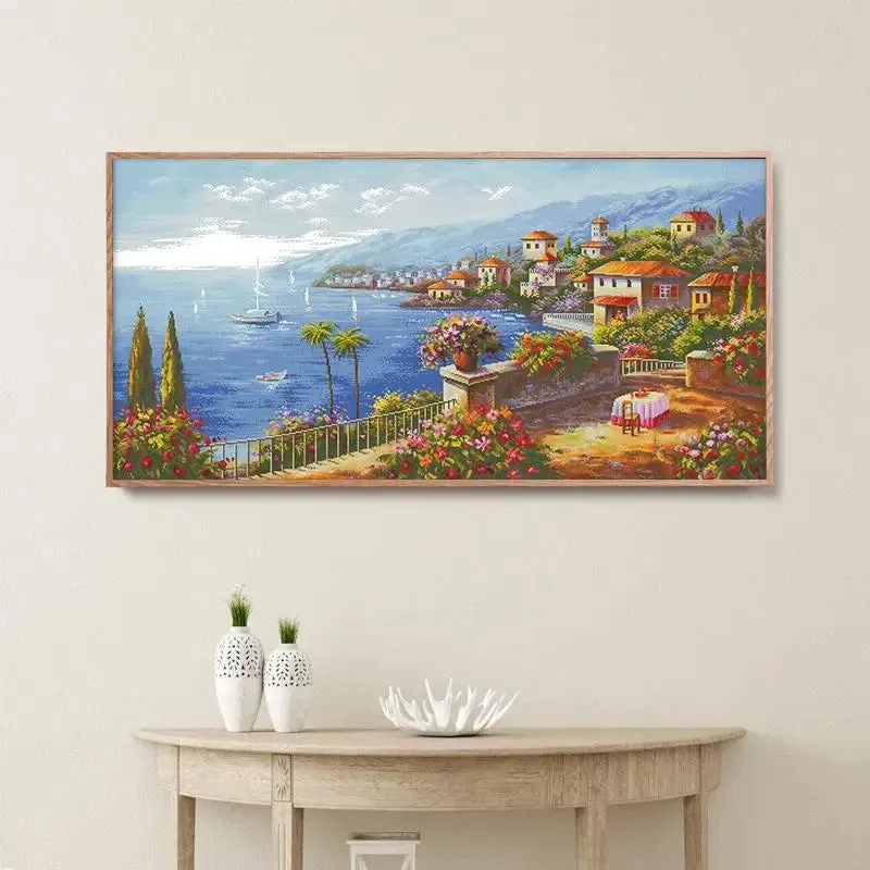 Mediterranean Landscape - Joy Sunday Cross Stitch